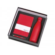 Подарочный набор "Color it" с блокнотом, металлической ручкой и термобутылкой