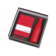 Подарочный набор "Color it" с блокнотом, металлической ручкой и термобутылкой