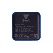 Внешний аккумулятор «Rail» c дисплеем, 5000 mAh