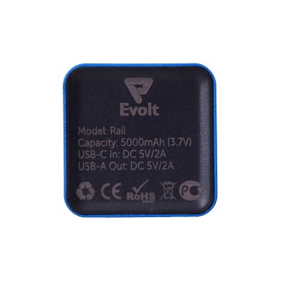 Внешний аккумулятор «Rail» c дисплеем, 5000 mAh арт. 590992