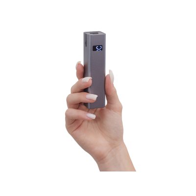 Внешний аккумулятор «Rail» c дисплеем, 5000 mAh арт. 590990