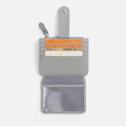 Картхолдер на молнии Unison, серый
