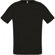 Футболка унисекс SPORTY 140, черная арт. 11939312