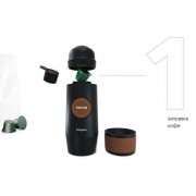 Портативная кофемашина «Barista» c быстрой зарядкой с логотипом Rombica