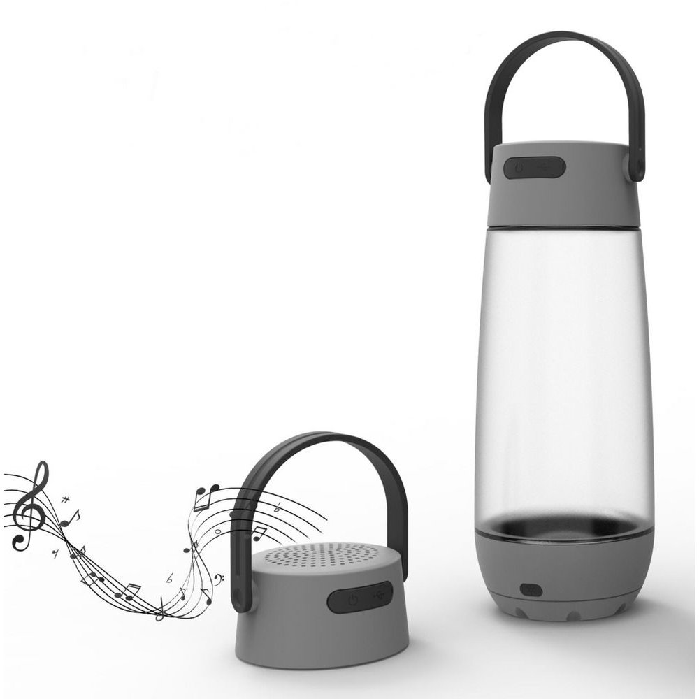 Бутылка для воды Torsta Light с колонкой и светильником, серая арт. 28888.60 Бутылка для воды Torsta Light с колонкой и светильником, серая арт. 28888.60