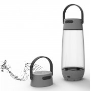 Бутылка для воды Torsta Light с колонкой и светильником, серая арт. 28888.60 Бутылка для воды Torsta Light с колонкой и светильником, серая арт. 28888.60
