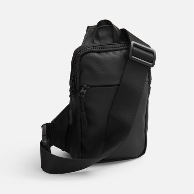 Спортивная кросс-боди сумка UrbanHike, черная арт. 18722.30
