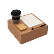 Набор «Halm» с блокнотом, ручкой и стаканом