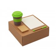 Набор «Halm» с блокнотом, ручкой и стаканом