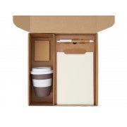 Набор «Halm» с блокнотом, ручкой и стаканом