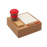 Набор «Halm» с блокнотом, ручкой и стаканом