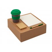 Набор «Halm» с блокнотом, ручкой и стаканом