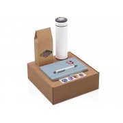 Набор «Warmpage» с термосом, блокнотом, ручкой и чаем