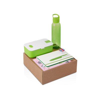 Набор «Bitetime» с бутылкой для воды, блокнотом, ручкой и ланчбоксом арт. 320063.01