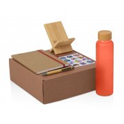 Набор «Wooden» с бутылкой, блокнотом, ручкой и подставкой для телефона