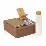 Набор «Wooden» с бутылкой, блокнотом, ручкой и подставкой для телефона