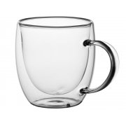 Кружка с двойными стенками на подставке с ложкой «Teatrio»