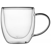 Кружка с двойными стенками на подставке с ложкой «Teatrio»