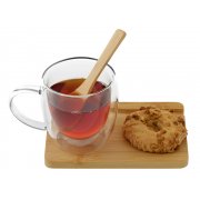 Кружка с двойными стенками на подставке с ложкой «Teatrio»