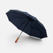 Зонт складной Cloudburst в подарочной упаковке, темно-синий арт. 17192.40