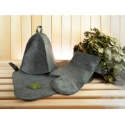 Набор для бани «Парилка», ver.2, серый