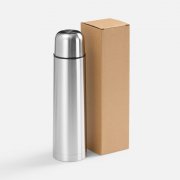 Термос Plain 750, ver.2, серебристый арт. 18644.10