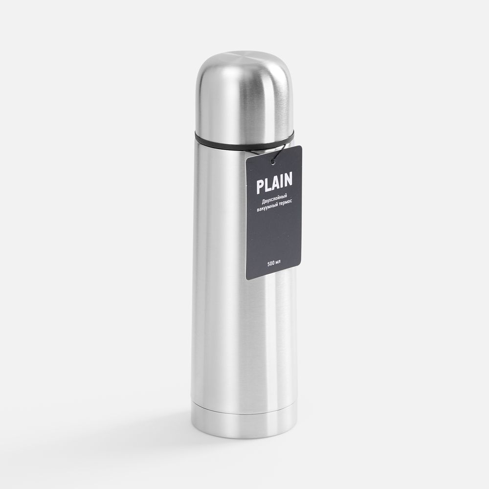 Термос Plain 500, ver.2, серебристый арт. 18643.10 Термос Plain 500, ver.2, серебристый арт. 18643.10
