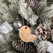 Мини-подвеска «Пряник», птичка