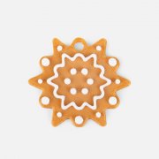 Мини-подвеска «Пряник», снежинка