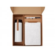 Набор «Draftea» с блокнотом, ручкой, термосом и чаем