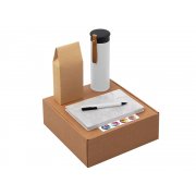 Набор «Draftea» с блокнотом, ручкой, термосом и чаем