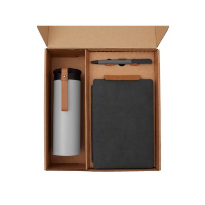 Набор «Draftea» с блокнотом, ручкой, термосом и чаем арт. 320071.03