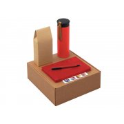 Набор «Draftea» с блокнотом, ручкой, термосом и чаем