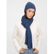 Шарф Metelitsa, синий меланж (джинс)