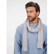 Шарф Metelitsa, серебристо-серый меланж