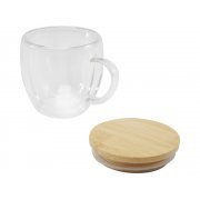 Кружка с бамбуковой крышкой «Lenora»
