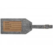 Багажная бирка из RPET-фетра «Tie»