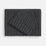 Шарф Metelitsa, темно-серый меланж