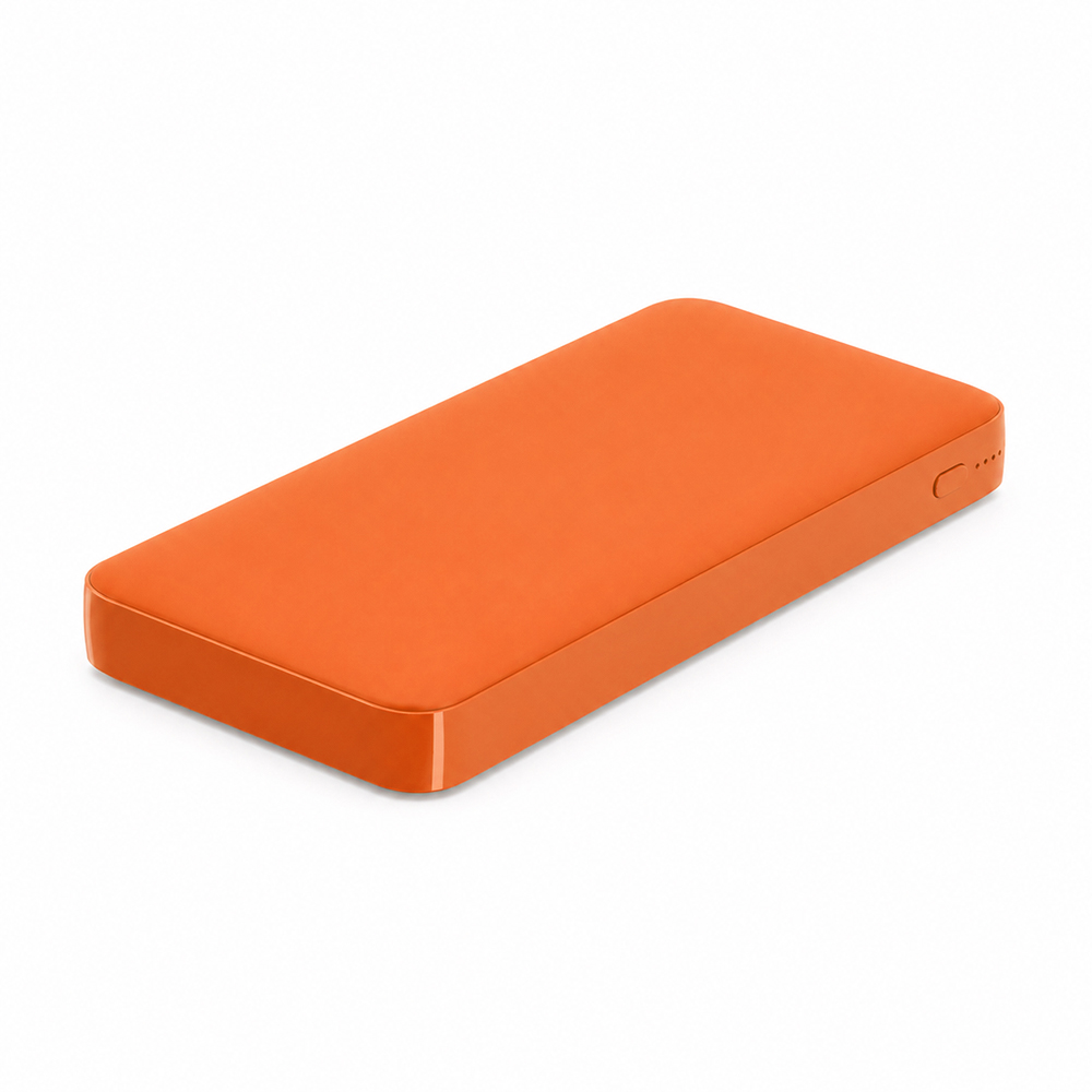 Внешний аккумулятор Polus, 10000 Mah, софт-тач покрытие, оранжевый арт. 2018.07.01 Внешний аккумулятор Polus, 10000 Mah, софт-тач покрытие, оранжевый арт. 2018.07.01