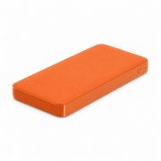 Внешний аккумулятор Polus, 10000 Mah, софт-тач покрытие, оранжевый
