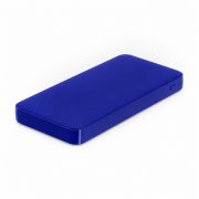 Внешний аккумулятор Polus, 10000 Mah, софт-тач покрытие, синий