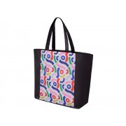 Сумка для шопинга с донной складкой и ручкой из нетканого PET материала