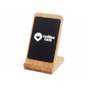 Беспроводное зарядное устройство 2-в-1 с подсветкой лого «Reedia S4», 15 Вт