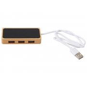 USB хаб с подсветкой лого «Reedia S5», 3*USB, 1*Type C