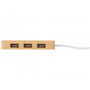 USB хаб с подсветкой лого «Reedia S5», 3*USB, 1*Type C
