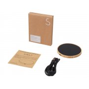 Беспроводное зарядное устройство с подсветкой лого «Reedia S3», 15 Вт