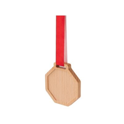 Медаль из бука «Octagon» арт. 625380