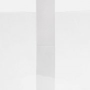 Шопер Clear Fest, ver.2, прозрачный с белыми ручками