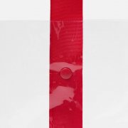 Шопер Clear Fest, ver.2, прозрачный с красными ручками