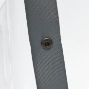 Шопер Clear Fest, ver.2, прозрачный с серыми ручками